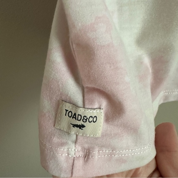 Toad & Co Swifty Pocket Tank Pink Tie-Dye Size Large - Picture 5 of 7